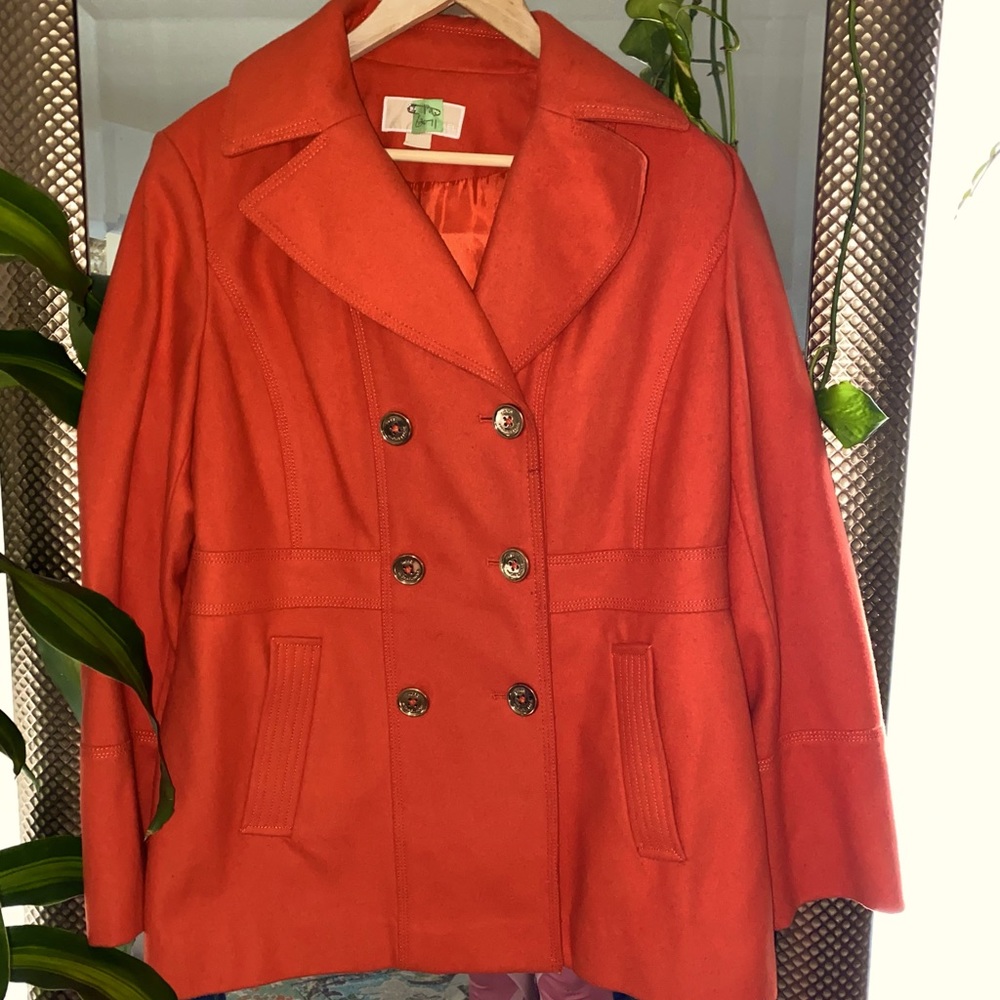 Orange, quarter length, Michael Kors Peacoat